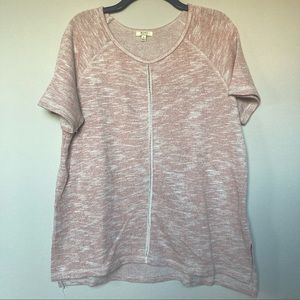 Blush Oversized Ladder Top